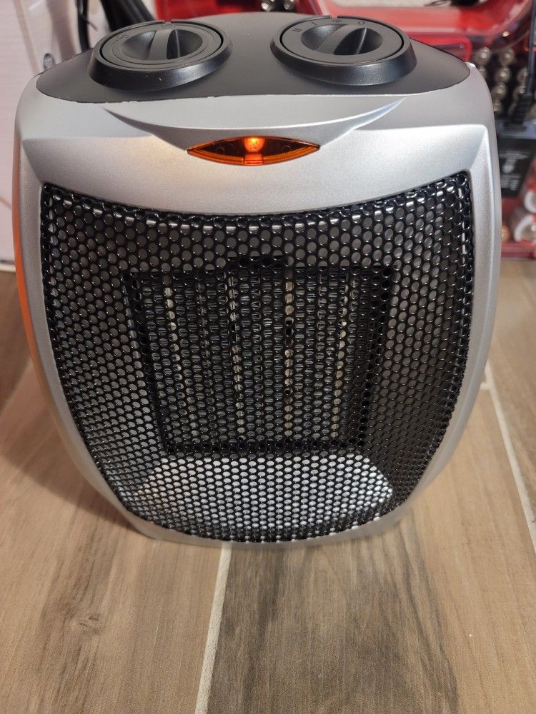 Space Heater, 1500W/750W ETL Certified Ceramic Small Heater with Thermostat, Electric Portable Heater Fan for Home Dorm Office Desktop and kitchen,