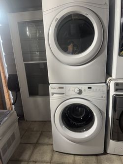 Stackable Washer And Electric Dryer 