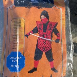 Kids costume Ninja Holloween Costume