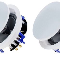 NEW! 6.5 inches 2-Way Full Range Stereo Sound High-Performance Herdio Speakers