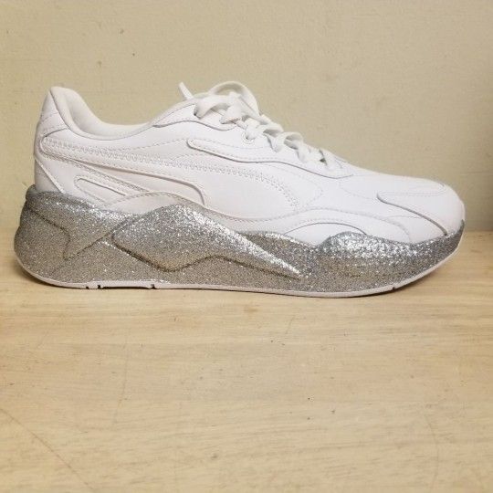 372647-01] PUMA RS-X3 GLITZ Women's WHITE *NEW sz 10 new without box