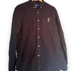 Polo Ralph Lauren black button-up shirt
