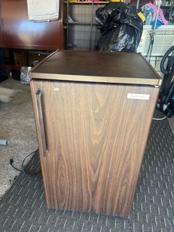 Small fridge 34”H 18” W 18”D