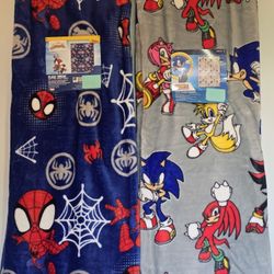 🎄 Spidey Blanket & Sonic Blanket 🎄