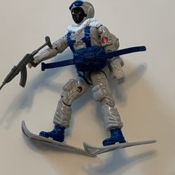 GI JOE COBRA POLAR ASSAULT (SNOW SERPENT) From 1985 with FULL CARD & Accessories (NC)