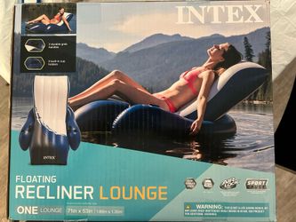 Intex Floating Reclining Lounger. $15