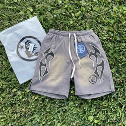 Grey Hellstar Shorts
