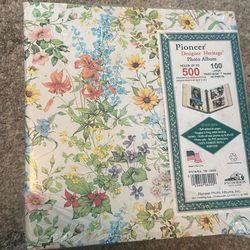 NEW Vintage “PIONER Designer Heritage “ 1995 Photo Album Up To 500  Photos”holds Up To 8” X 10” )  
