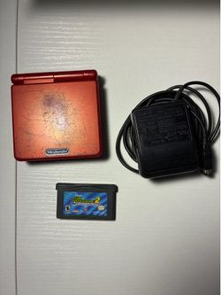 Nintendo Game Boy Advance  SP Handheld System- Flame Red