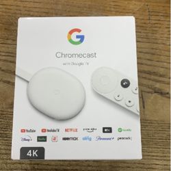 Google Chromecast 4K With Remote