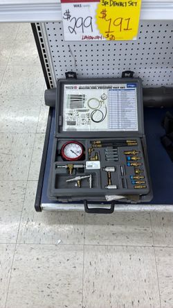 Master Fuel Pressure Test Set
