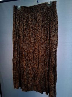 Cheetah print skirt