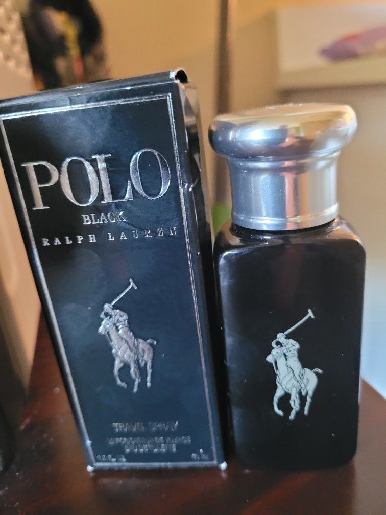 POLO BLACK COLOGNE. 1.0 OZ SPRAY BOTTLE. BRAND NEW WITH BOX. THIS IS THE BEST SNELLING COLOGNE IN THE WORLD!!