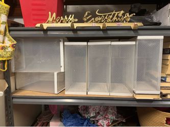 Clear shoe boxes