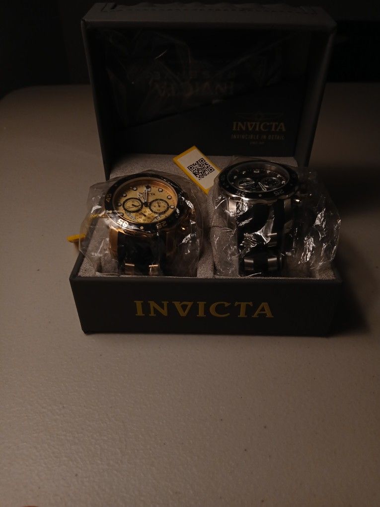 Invicta Pro Driver Black And Grey and Black And Black And Gold