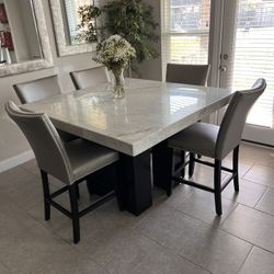 Used marble dining table for sale discount