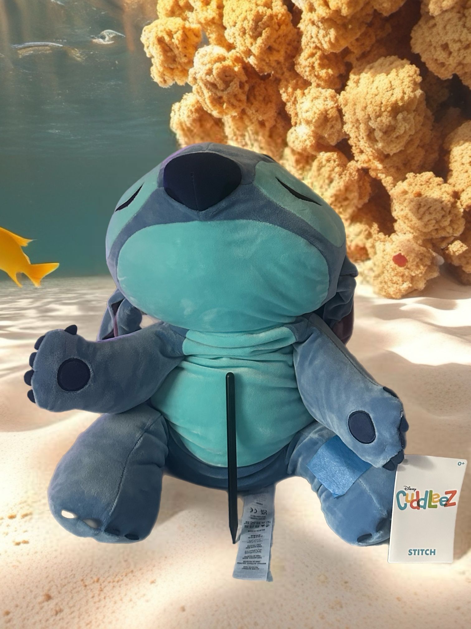 Disney Cuddlez 25” Stitch Large Plush / Pillow Lili And Stitch $30 or and taking offer