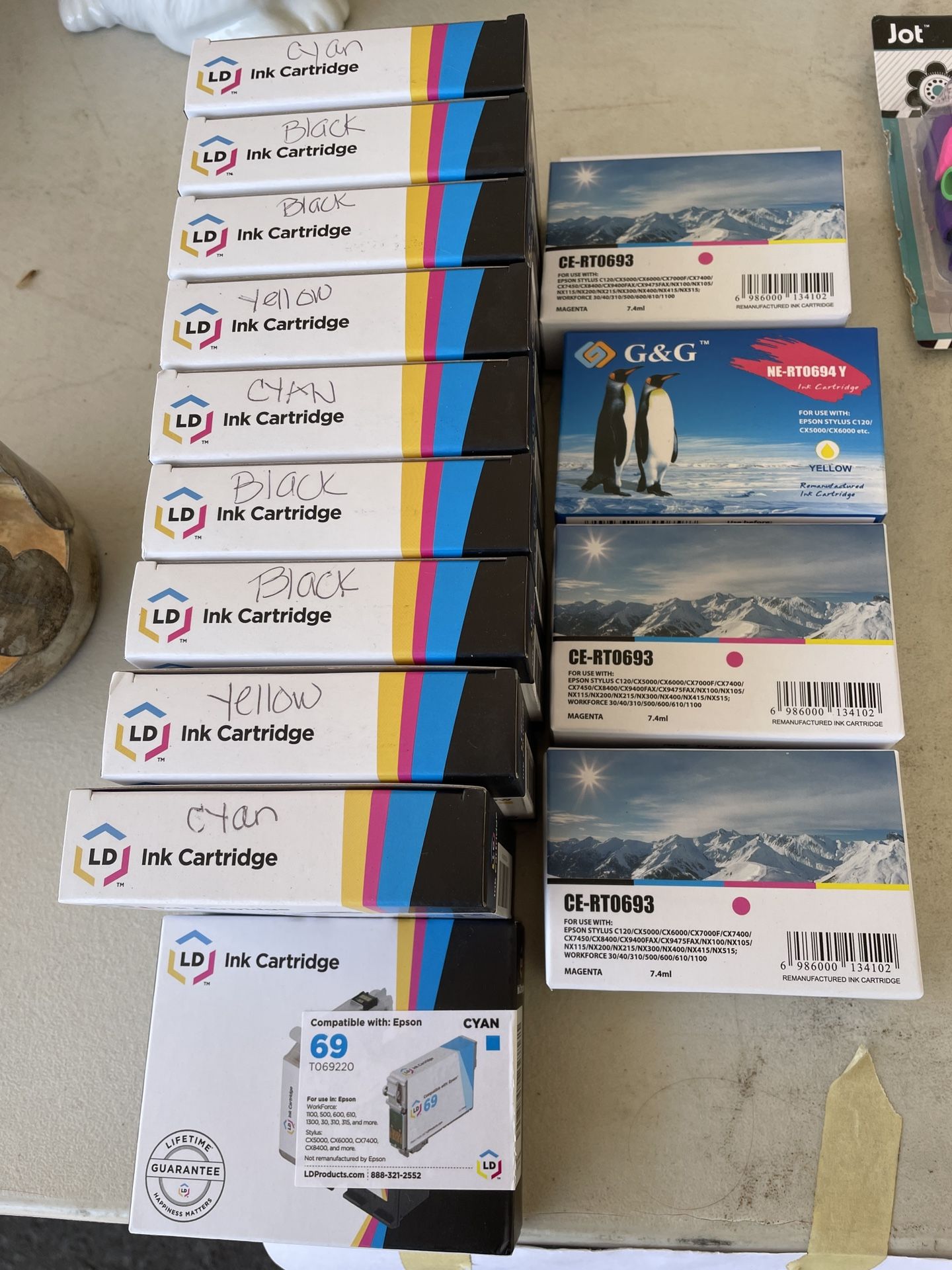 $2 Each -Printer Cartridges