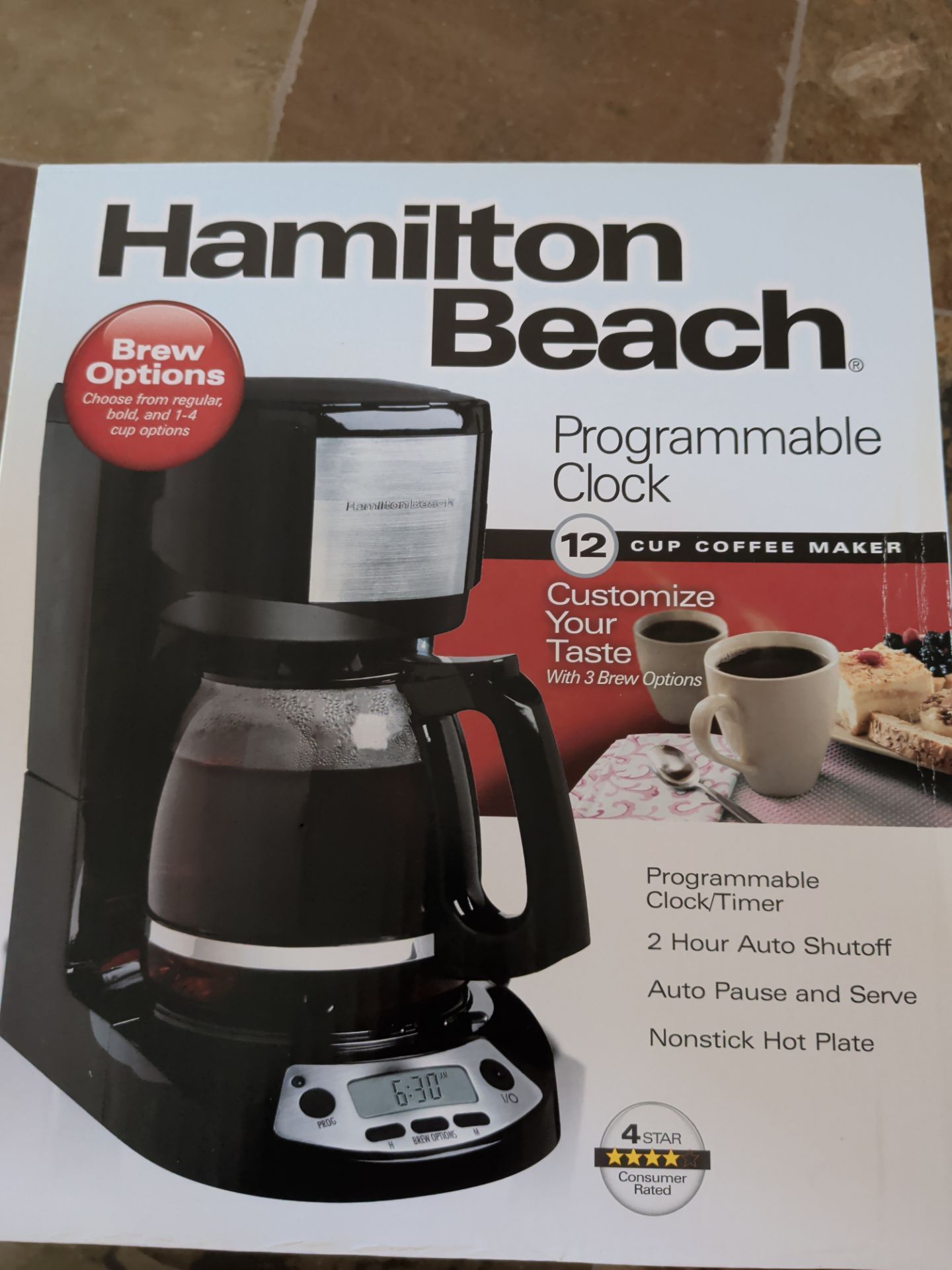 Hamilton Beach 12 cup programmable coffee maker