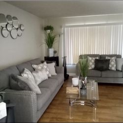 Living Room And Dining Room Set 