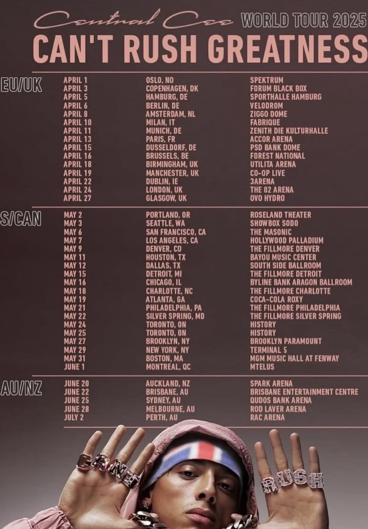 Central Cee Tour VIP TICKETS