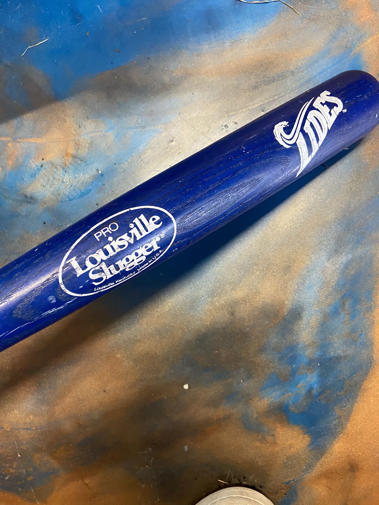 Signed Tides Baseball Bat