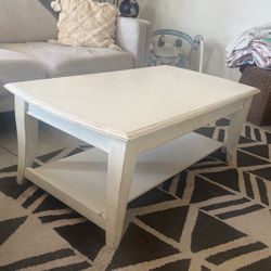 White Coffee Table 