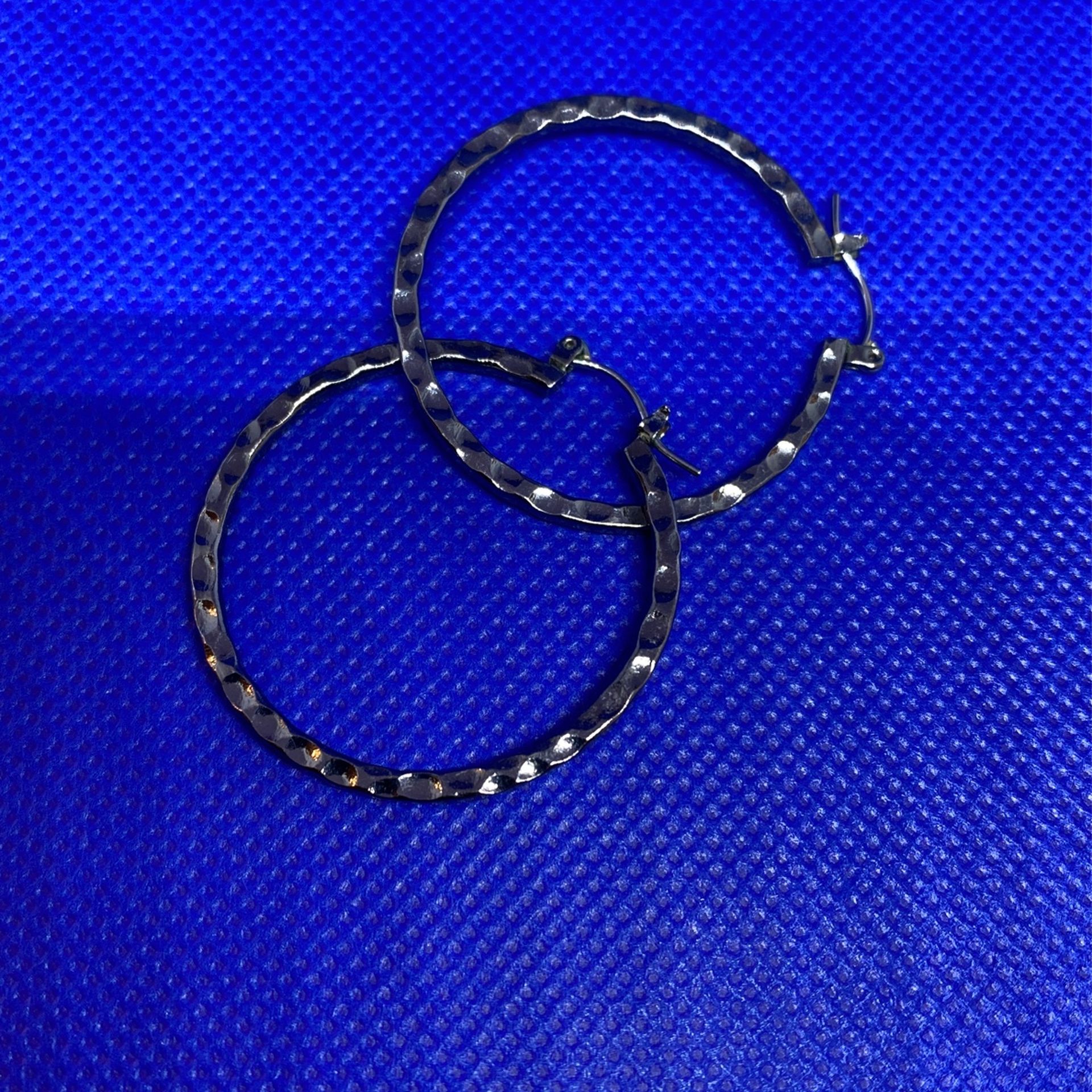 Silver Hoops