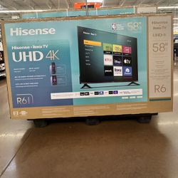 58” Hisense Smart 4K Led Uhd Tv 
