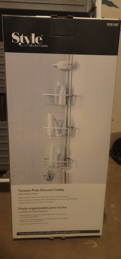 Style Tension Pole Shower Caddy