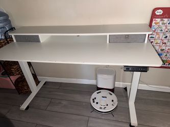 FEZIBO 63 x 28 Inch Deeper Height Adjustable Electric Standing Desk
