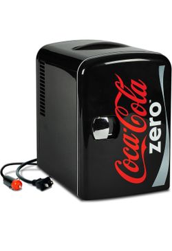 Coca-Cola Zero CZ04 4 Liter/4.2 Quarts 6 Can Portable Cooler/Mini Fridge