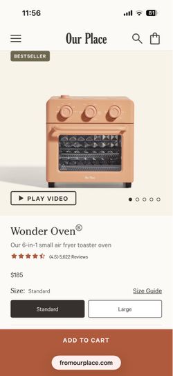 Our Place Wonder Oven Air Fryer Toaster Oven