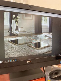 Glass table coffee table