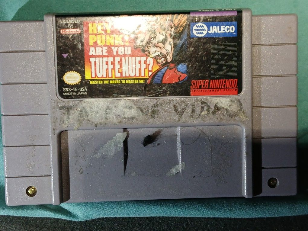 Super Nintendo Hey Punk Are You Tough Enough