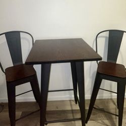 High Top Table & Chairs 