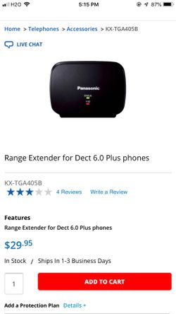 Rang extender for dect 6.0 plus phone