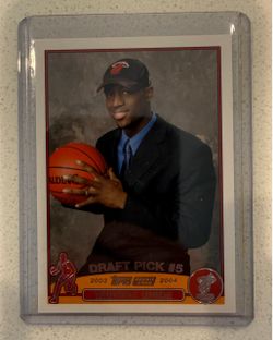 Dwyane Wade 2003-04 Topps Rookie Card Draft Pick #5