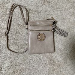 Faux Leather Crossbody Purse