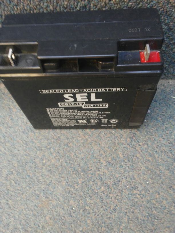 SEL 12V 17 AH Battery CB17-12 SLA