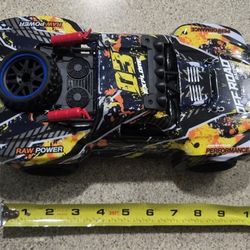 Power Craze Off-Road Racer AWD Vehicle Remote Control Car No Remote Tested Works