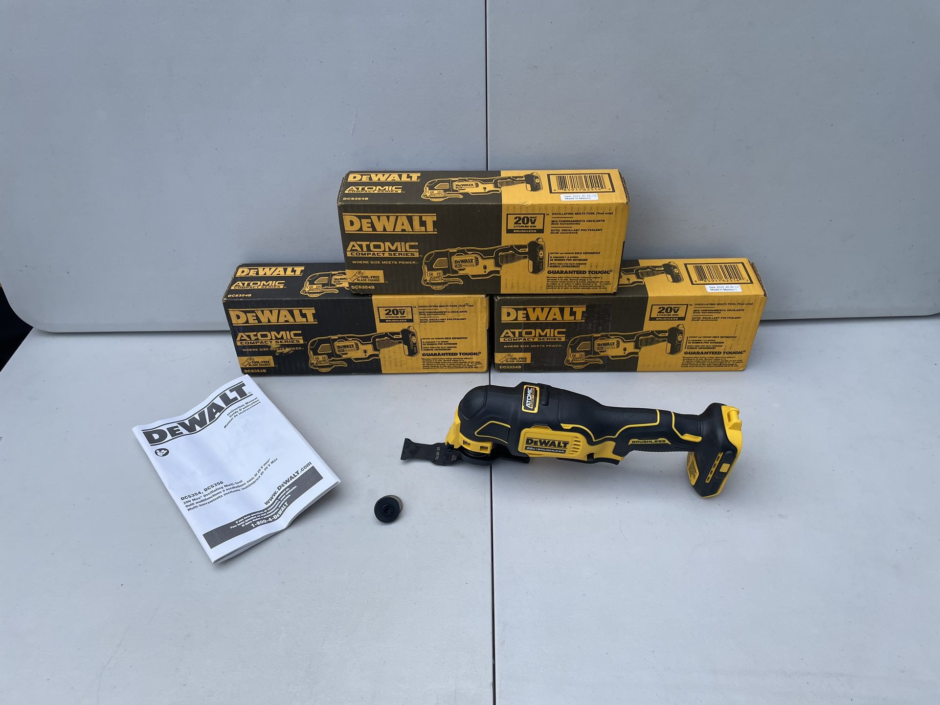 Dewalt Oscillating Multi-Tool Atomic Compact Series Multitool 20v Brushless DCS354 (Tool Only)
