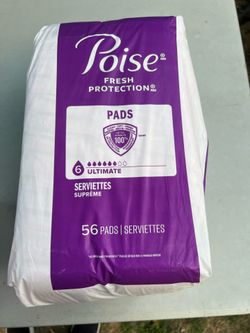 Poise pads 6