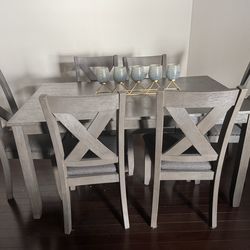 For sale: Beautiful gray dining room table