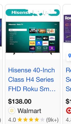 Hisense 40inch smart TV