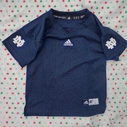 4T Notre Dame Fighting Irish Adidas Football Jersey
