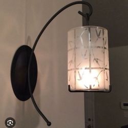 Party lite Retired Bamboo Wall Sconce ( P7173)