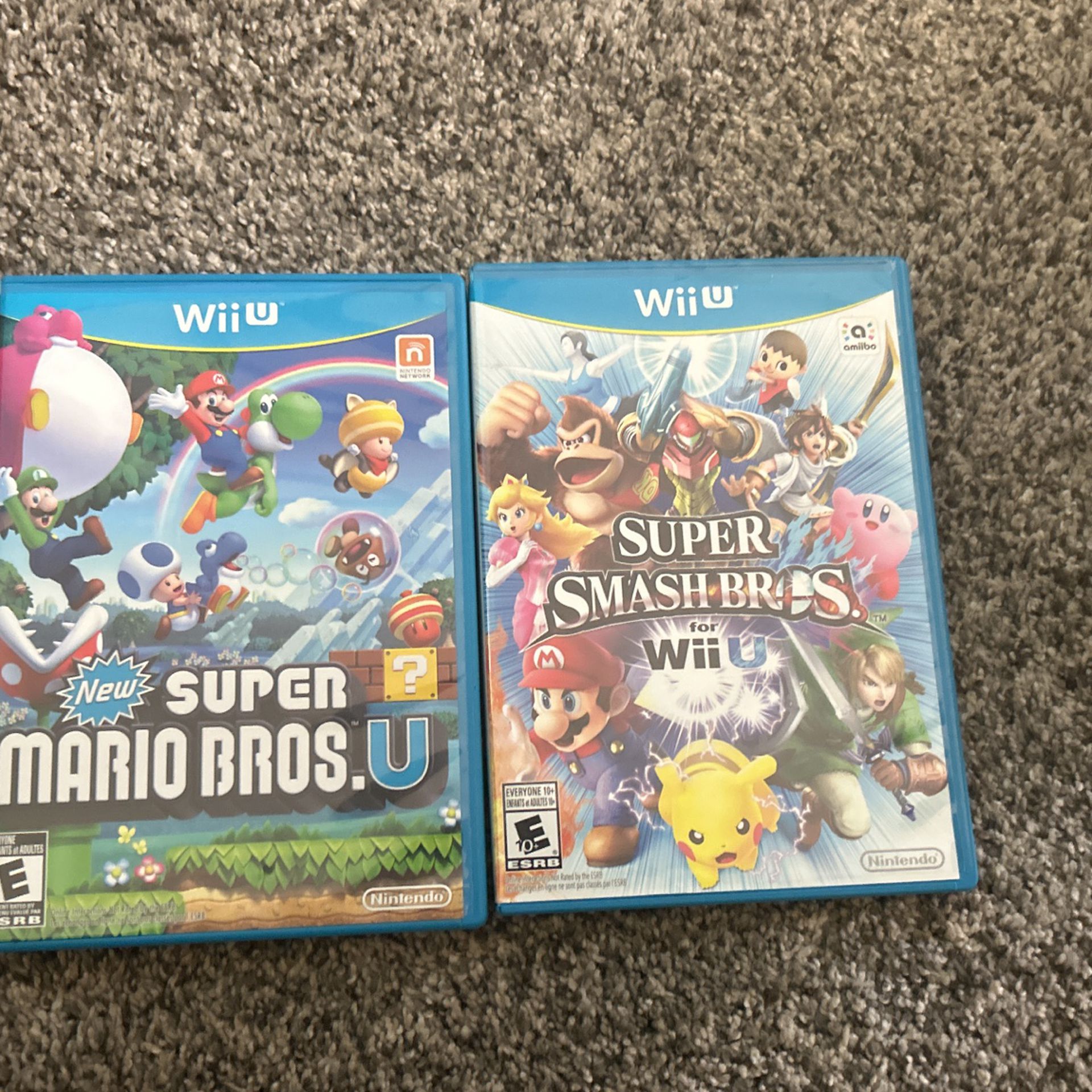 Wii U Lot 2 Mario Games