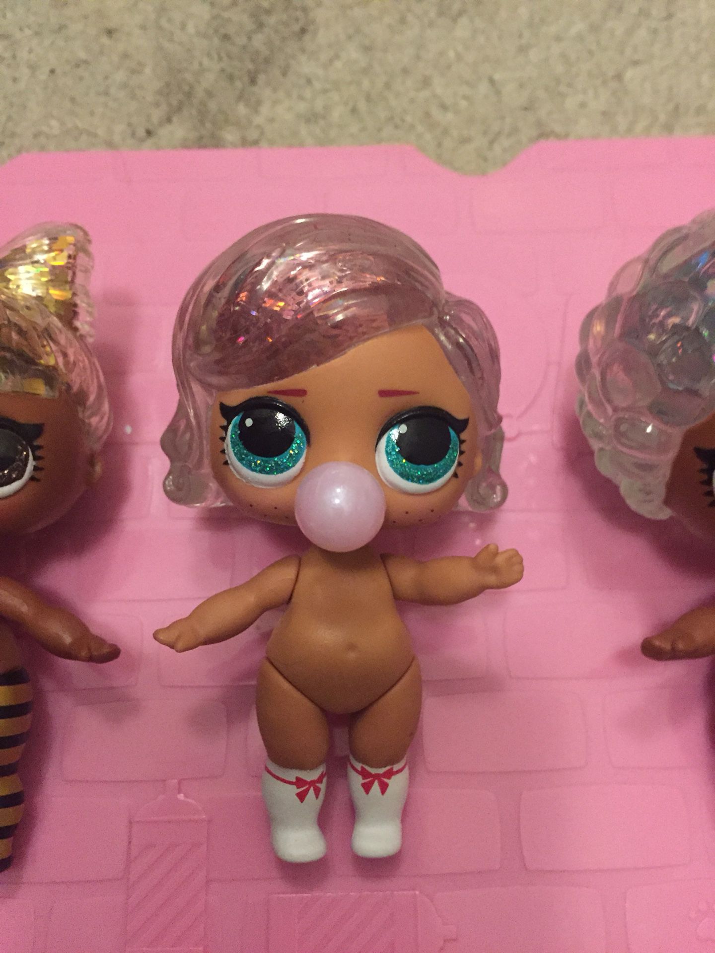 4 Glitter Globe Lols Dolls