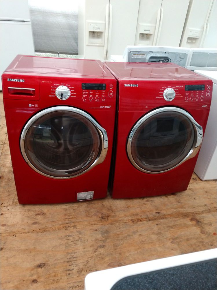 Samsung front load washer and dryer set everything works great 👌✨60 days warranty